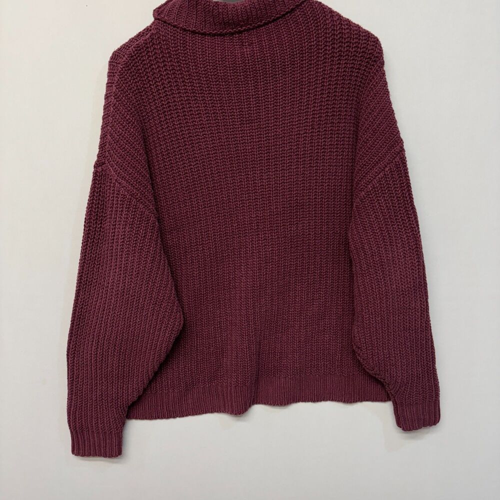 Free People Women Oversized Thick Cable Knit Sweater Size Small C042 -3 - Picture 14 of 16